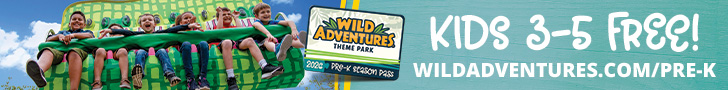 Wild Adventures Pre-K Pass