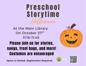 Preschool Halloween Storytime Main Rotator 10.2025.png