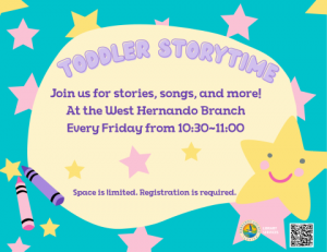 Toddler Storytime West Hernando Branch Rotator 01.2026.png