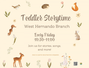 Toddler Storytime West Hernando Branch Rotator 03.2026.png
