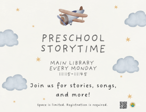 Preschool Storytime Main Library Rotator 03.2026.png