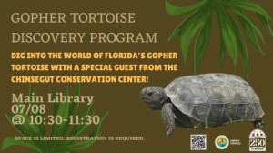 Stars, Stripes, & Sunshine Gopher Tortoise Discovery Program @ Main Library 07.2026.png