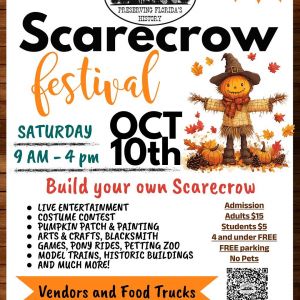 10/10 Pioneer Florida Museum Dade City Scarecrow Festival
