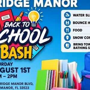 08/01 First Baptist Ridge Manor Back to School Bash