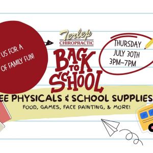 07/30 Terlep Chiropractic Back to School Bash