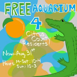 SeaDaddys Nature Aquarium Free Admission for Citrus County Residents