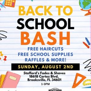 08/02 Staffords Fade and Shaves Back to School Bash
