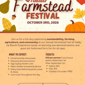 10/03 Kiddy Up Ranch Farmstead Festival