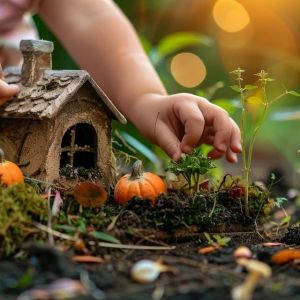 10/09 Ivory and Sage Homeschool Spooky Garden Workshop