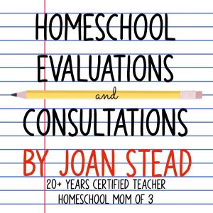 Florida Homeschool Evaluations by JoAn Stead