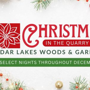 12/12 - 12/23 Cedar Lakes Woods and Gardens Christmas In The Quarry