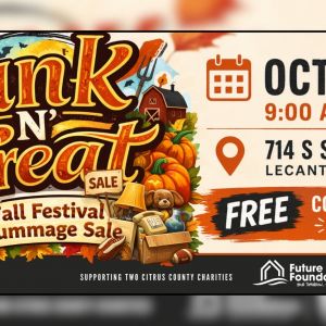 10/17 Realtors Association of Citrus County Junk N Treat Fall Festival and Rummage Sale