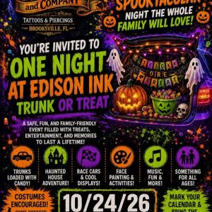 10/24 Edison Ink and Company Trunk or Treat