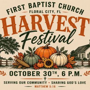 10/30 First Baptist Church of Floral City Harvest Festival