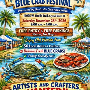 11/28 Ozello Civic Association Arts Crafts and Blue Crab Festival