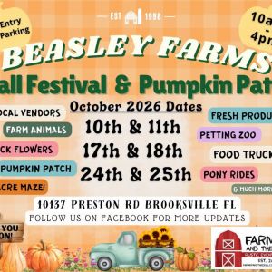 10/10 - 10/25 Beasley Farms Fall Festival and Pumpkin Patch