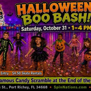 10/31 SpinNations Skating Center Boo Bash Skate Party