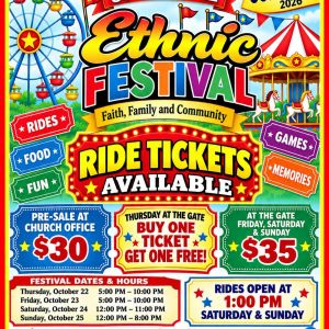 10/22 - 10/25 St Joan of Arc Catholic Church Ethnic Festival
