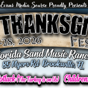 11/26 - 11/28 Florida Sand Music Ranch Thanksgiving Bluegrass Festival