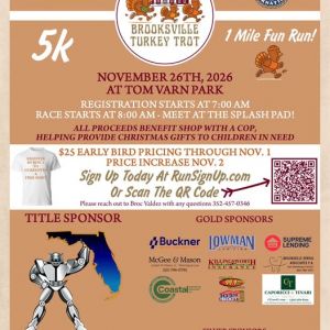 11/26 Tom Varn Park Brooksville Turkey Trot