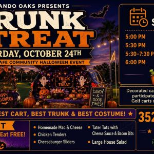 10/24 Hernando Oaks Golf Club Trunk or Treat