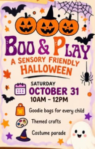 10/31 Sense Ability Play Cafe Boo and Play a Sensory Friendly Halloween