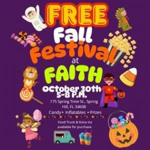 10/30 Faith Baptist Church Fall Festival