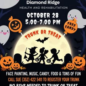 10/28 Diamond Ridge Health and Rehab Trunk or Treat