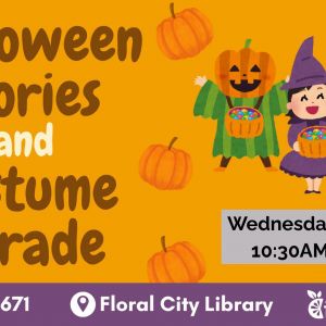 10/28 Floral City Public Library Halloween Stories and Costume Parade