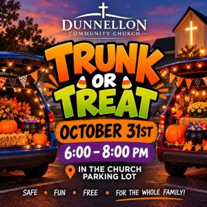 10/31 Dunnellon Community Church Trunk or Treat