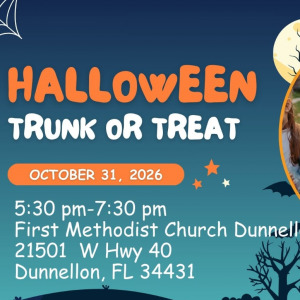 10/31 First Methodist Church of Dunnellon Trunk or Treat