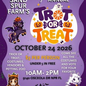 10/24 Sand Spur Farm Trot or Treat