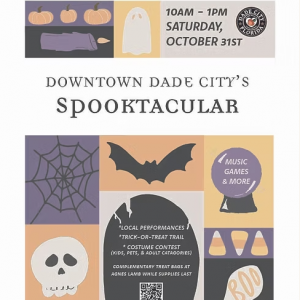 10/31 Agnes Lamb Park Downtown Dade City Halloween Spooktacular