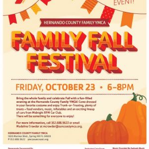 10/23  Hernando County YMCA Family Fall Festival
