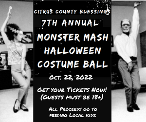 Citrus County Blessings Monster Mash Halloween Costume Ball