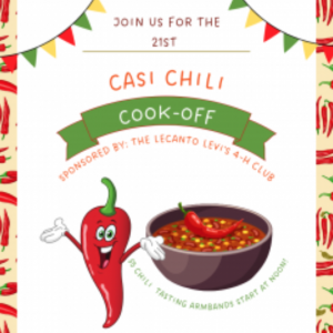 Chili Cook Off for Charity hosted by the Lecanto Levi's 4H club