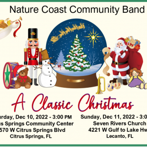 Nature Coast Community Band presents “A Classic Christmas”