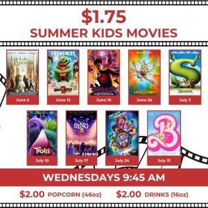 Touchstar Cinemas Kids Summer Movies