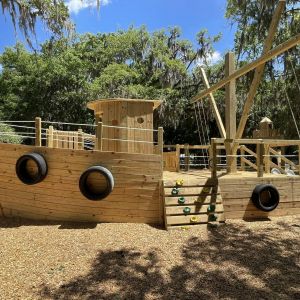 Shrimpboat Playground at Old Homosassa Heritage Park