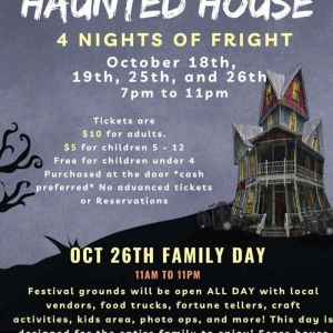 10/18 May Stringer Museum Ghostfest Haunted House