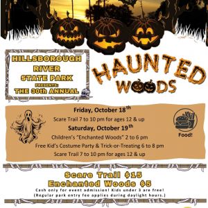 10/18-10/19 Hillsborough River State Park Haunted Woods