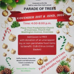 11/21-11/22 First Presbyterian Church of Inverness Parade of Trees