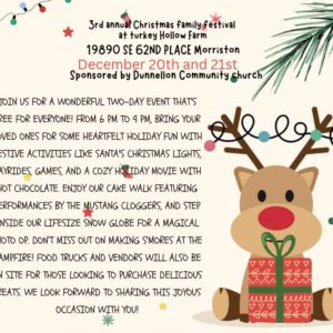 12/20 - 12/21 Turkey Hollow Farm Christmas Family Festival