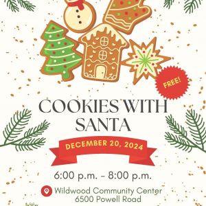 12/20 Wildwood Community Center Cookies With Santa