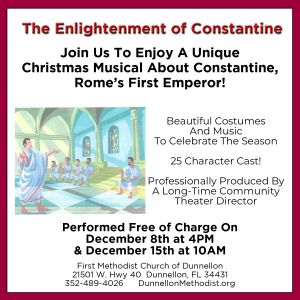 12/08, 12/15 First Methodist Church of Dunnellon Enlightenment of Constantine