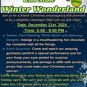 12/21 FUNtastic GYMnastics Grinch Who Stole Winter Wonderland