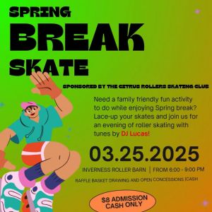 03/25 Roller Barn Spring Break Skate