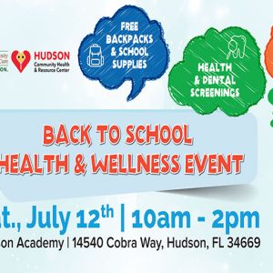 07/12 Hudson Academy Back to School Wellness Event