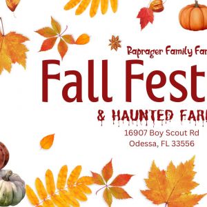 09/20 - 11/02 Raprager Family Farms Fall Pumpkin Festival and Haunted Farm