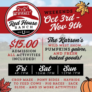 10/03 - 11/09 Red House Ranch Fall Festival